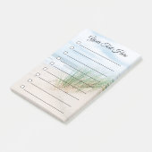 Post-it® Beach Dunes Script Personnalisé Linked To Do List (Incliné)