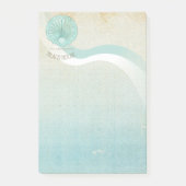 Post-it® Beach House Clam Shell Aqua Blue ID623 (Devant)