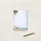 Post-it® Beach Kitty (Sur un bureau)