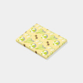 Post-it® Beach vacay pattern with sunglasses and sun hat  (Incliné)