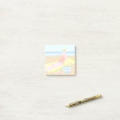 Post-it® Beachy Keen - Jaune (Sur un bureau)