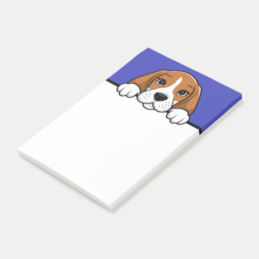Post-it® Beagle Cute Chiot Amoureux des chiens Beagle Cadea (Incliné)
