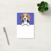 Post-it® Beagle Cute Peeking Dog Lover Gifts Stationery (Bureau)