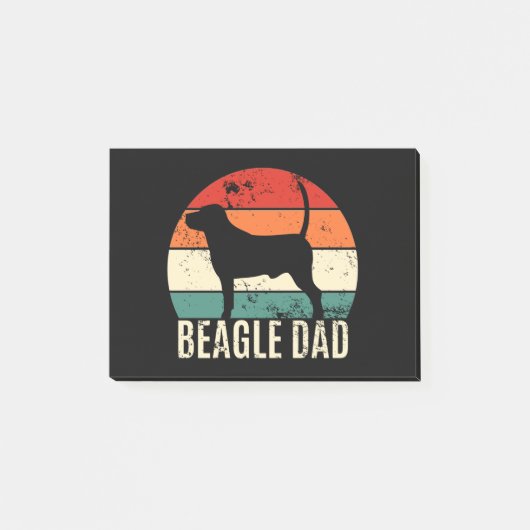 Post-it® Beagle papa (Devant)
