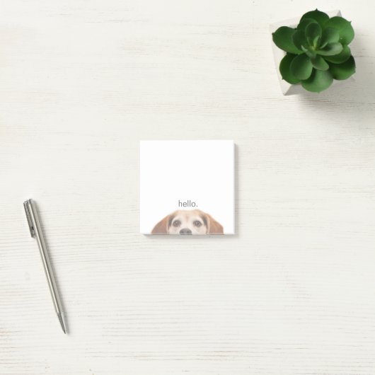 Post-it® Beagle souriant mignon avec les notes postales du  (Bureau)