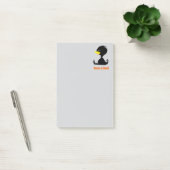 Post-it® Beak-a-Boo! Cute Cartoon Duck with Funny Pun (Bureau)