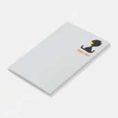 Post-it® Beak-a-Boo! Cute Cartoon Duck with Funny Pun (Incliné)