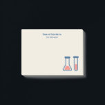 Post-it® Beaker & Test Tube Science Themed<br><div class="desc">Notes collantes avec un dessin mignon d'un tube d'essai et d'un bécher. Parfait pour les types scientifiques.</div>