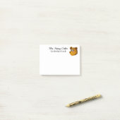Post-it® Bear Cub Post-it Notes (Sur un bureau)