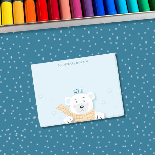 Post-it® Bear polaire mignonne hiver post-it notes