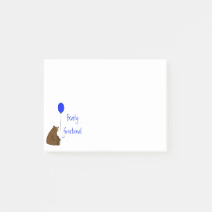 Post-it® Bearly Functional, Fun Balloon Bear Citation