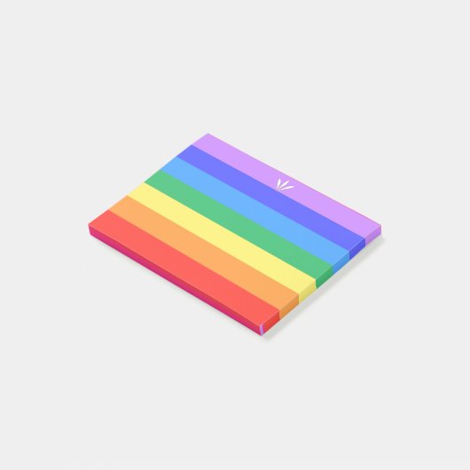 Post-it® Beau arc-en-ciel (Incliné)