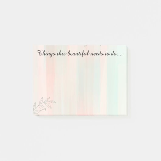 Post-it® Beau billet qu'il note (Devant)