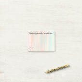 Post-it® Beau billet qu'il note (Sur un bureau)