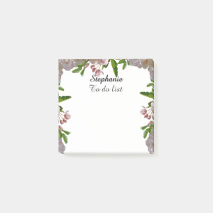Post-it® Beau Bouquet Boho - Liste de noms à faire personna