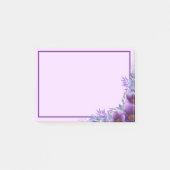 Post-it® Beau Bouquet de fleurs violettes Post-it Notes (Devant)