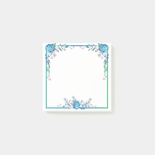 Post-it® Beau design floral élégant (Devant)