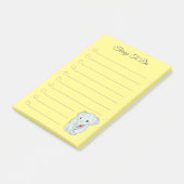 Post-it® Beau éléphant tenir un coeur choses à faire Po (Incliné)