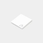 Post-it® Beau lapin coureur (Incliné)