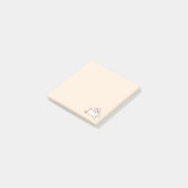 Post-it® Beau Lapin Coureur lapin Beige (Incliné)