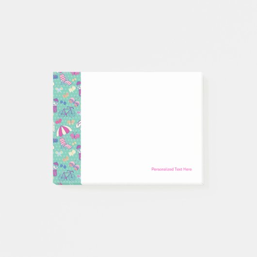 Post-it® Beau Motif aux éléments d'été (Devant)