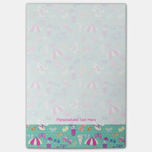 Post-it® Beau Motif aux éléments d'été