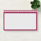 Post-it® Beau Motif en-tête de conception géométrique (Bureau)