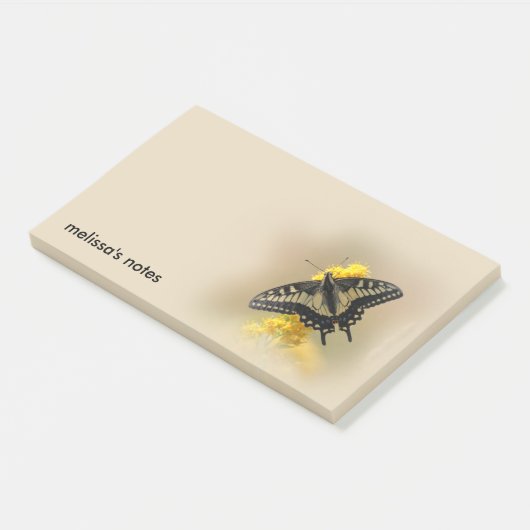 Post-it® Beau papillon anis Swallowtail au soleil (Incliné)