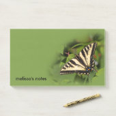 Post-it® Beau papillon de l'Ouest de Tigre Swallowtail (Sur un bureau)