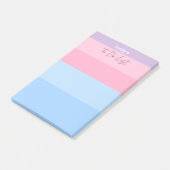 Post-it® Beau Pastel Rose & Bleu (Incliné)