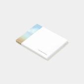 Post-it® Beau paysage avec nuages fluides (Incliné)