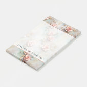 Post-it® Beau Romantique Rose rose rose Roses romantiques (Incliné)