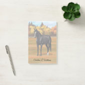 Post-it® Beau Stallion Cheval du Quartier Noir (Bureau)