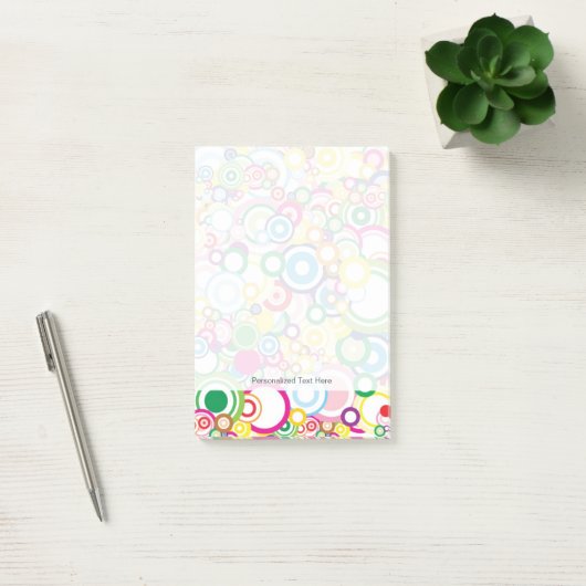Post-it® Beaucoup de cercles vifs (Bureau)