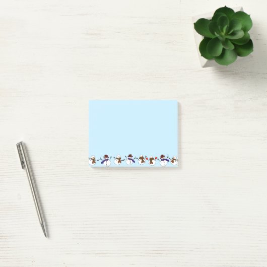 Post-it® Beaucoup de Noël de mignons neigers Noël (Bureau)