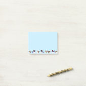 Post-it® Beaucoup de Noël de mignons neigers Noël (Sur un bureau)