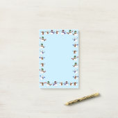 Post-it® Beaucoup de Noël de mignons neigers Noël (Sur un bureau)