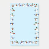 Post-it® Beaucoup de Noël de mignons neigers Noël (Devant)