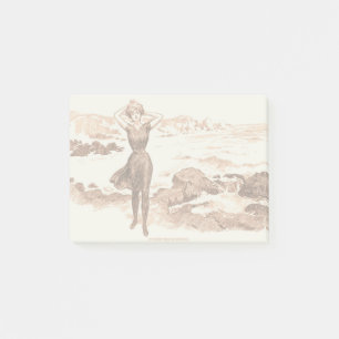 Post-it® Beauté de bain sirène de plage Gibson vintage