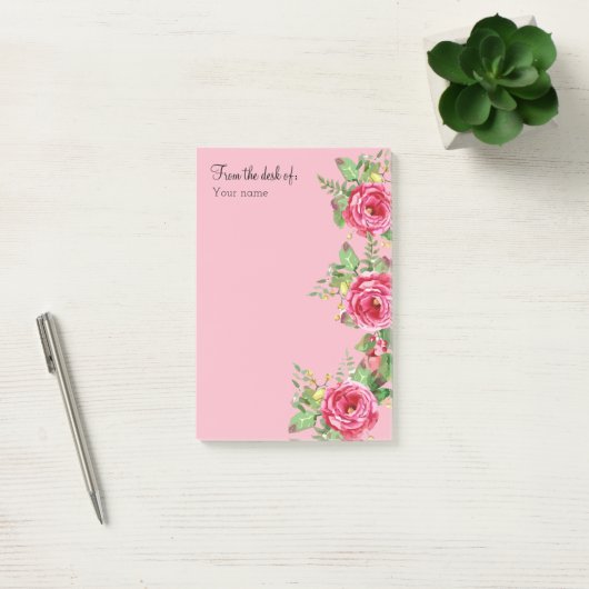 Post-it® Beauté florale du bureau de (Bureau)