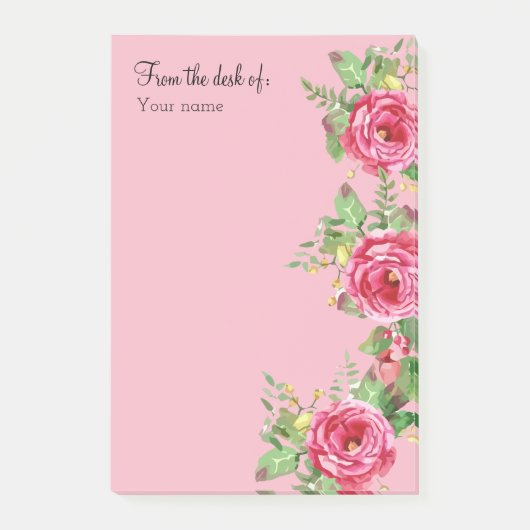 Post-it® Beauté florale du bureau de (Devant)