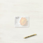 Post-it® Beautiful Narcissus Bloom Macro (Sur un bureau)