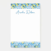Post-it® Beautiful Pattern of Vibrant Lemons Personalized (Devant)