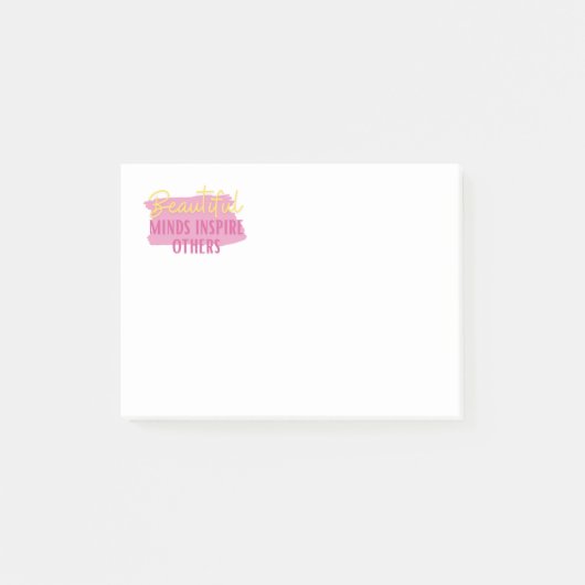 Post-it® Beaux Esprits Inspirent Autres Post-Its (Devant)