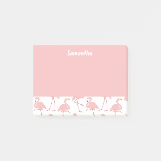 Post-it® Beaux Flamants roses (Devant)