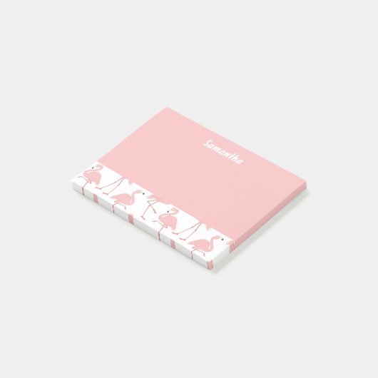 Post-it® Beaux Flamants roses (Incliné)
