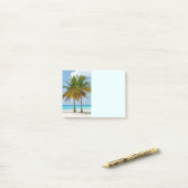 Post-it® Beaux palmiers sur une plage tropicale (Sur un bureau)