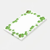 Post-it® Beaux Trèfles à Quatre Feuilles & Coccinelles (Incliné)