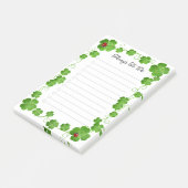 Post-it® Beaux Trèfles à Quatre Feuilles & Coccinelles Alig (Incliné)