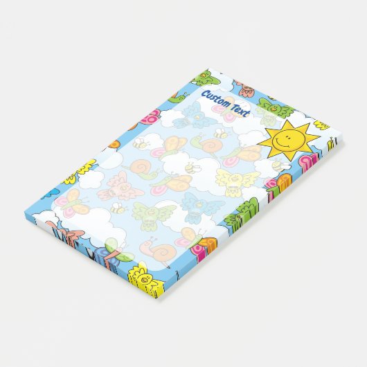 Post-it® Bébé Animaux Arrière - plan (Incliné)